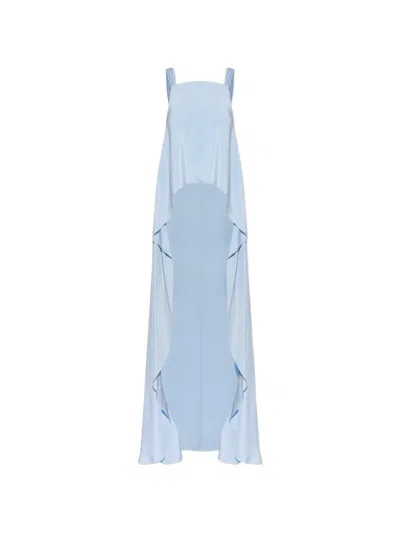 Cult Gaia Etsuko High-low-hem Top In Blue