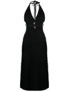 Cult Gaia Evaleigh Cut-out Midi Dress In Black