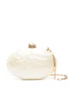 Cult Gaia Eviana Clutch Bag In Neutrals