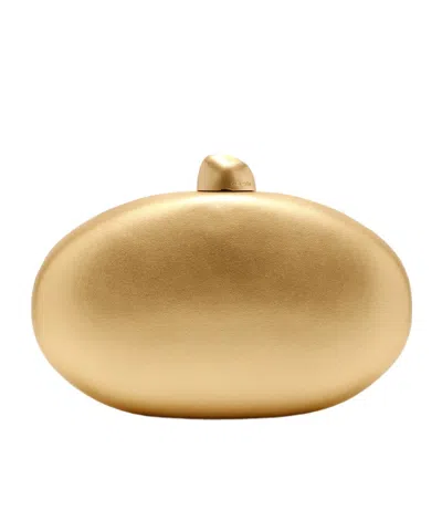 Cult Gaia Eviana Clutch In Gold