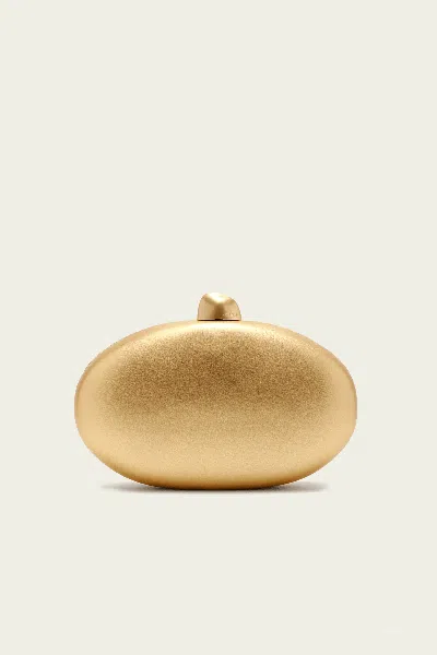 Cult Gaia Eviana Clutch In Brass