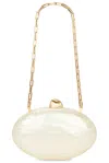 Cult Gaia Eviana Clutch Bag In Ivory