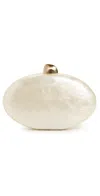 Cult Gaia Eviana Clutch Ivory In Ivory