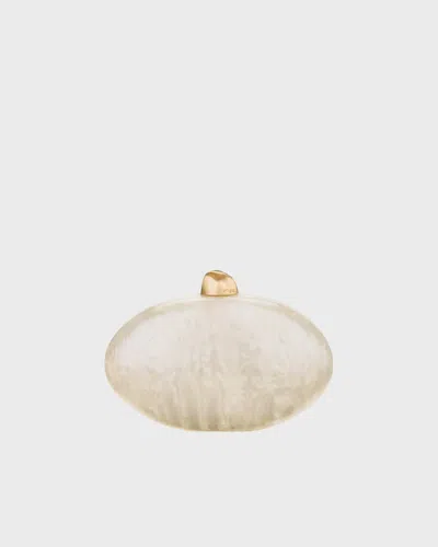 Cult Gaia Eviana Clutch In White