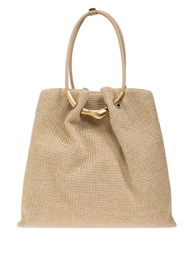 Cult Gaia Extra-large Asa Tote Bag In Nude