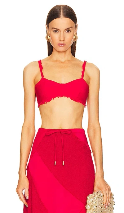 Cult Gaia Eza Top In Red