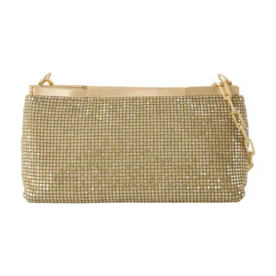 Cult Gaia Felice Clutch In Gold