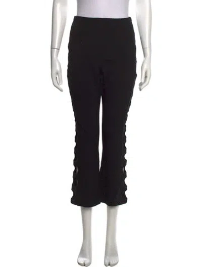 Pre-owned Cult Gaia Flared Pants In Black