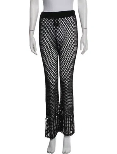 Pre-owned Cult Gaia Flared Pants In Black