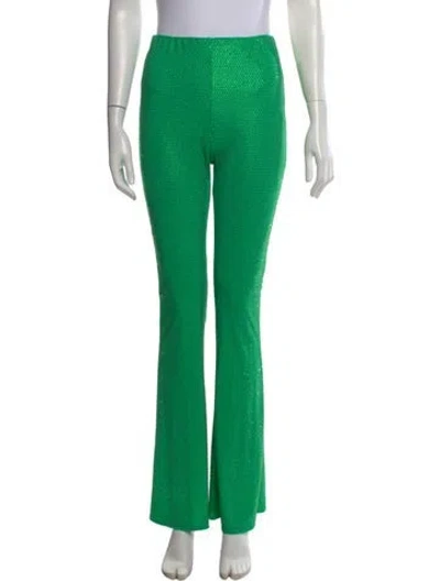 Pre-owned Cult Gaia Flared Pants In Green
