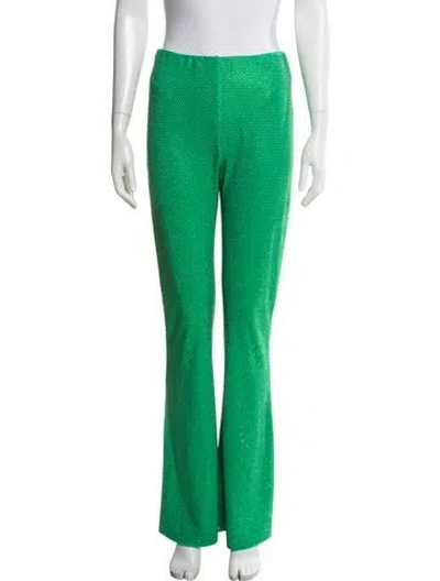 Pre-owned Cult Gaia Flared Pants In Green