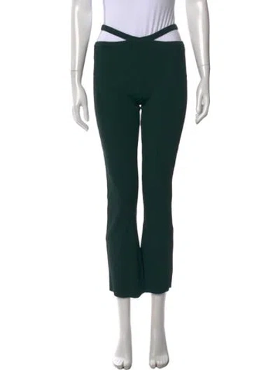 Pre-owned Cult Gaia Flared Pants In Green