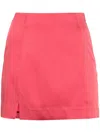 Cult Gaia Flor Satin Mini Skirt In Pink