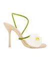 Cult Gaia Cassidy Sculptural Leather Sandals In Nude