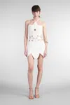 Cult Gaia Marlow Knit Dress In White