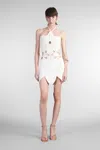 Cult Gaia Marlow Knit Dress In White