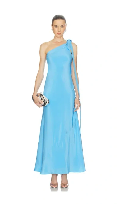 Cult Gaia Florence Dress In Blue