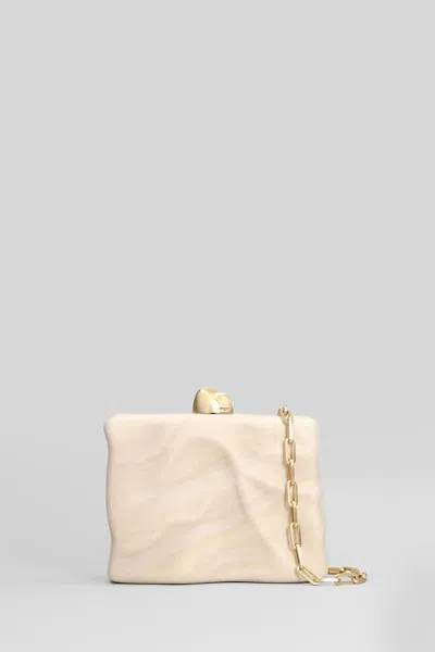 Cult Gaia Flyn Clutch In Beige Acrylic In Neutral