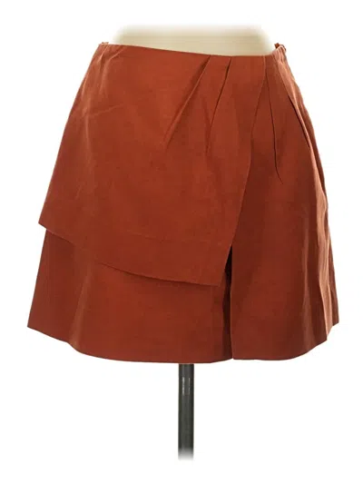 Pre-owned Cult Gaia Formal Skirt In Orange