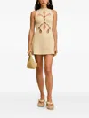 Cult Gaia Franco Cut-out Sleeveless Mini Dress
