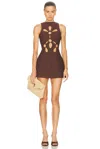 Cult Gaia Franco Cut Out Mini Dress