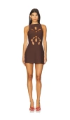 Cult Gaia Franco Cut Out Mini Dress