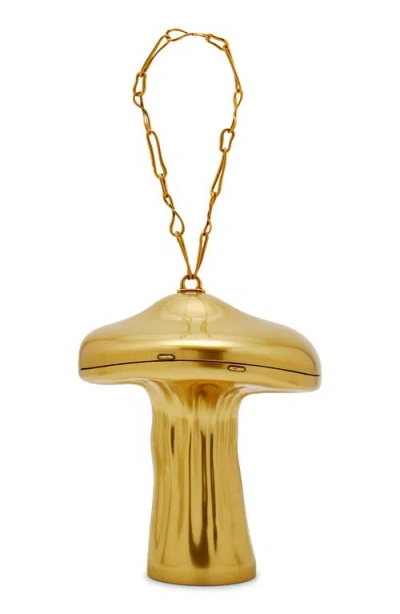 Cult Gaia Fungo Mushroom-shaped Clutch Bag In Purple