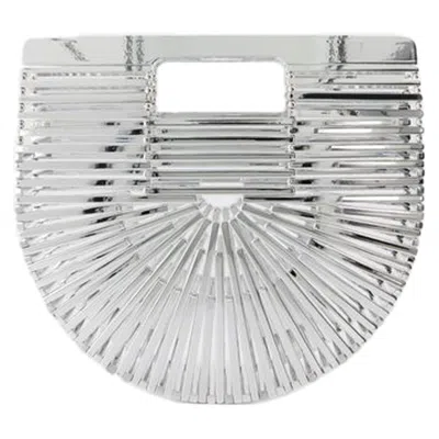 Cult Gaia Gaia's Ark Mini Top Handle Clutch -  - Synthetic - Silver