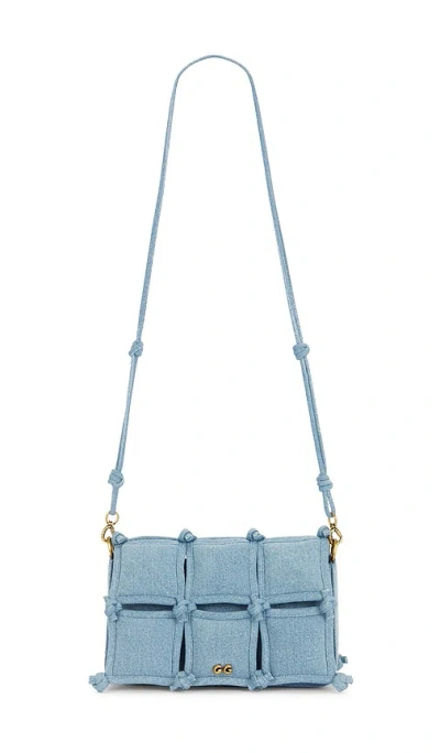 Cult Gaia Gaia Puff Crossbody Bag In Blue