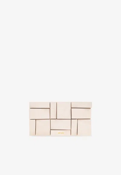Cult Gaia Galleria Acrylic Clutch In White