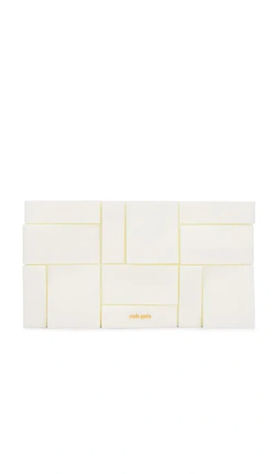 Cult Gaia Galleria Clutch In White