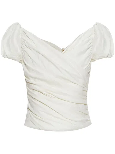 Cult Gaia Gathered Top In White