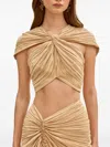 Cult Gaia Genesis Top In Truffle In 中性色