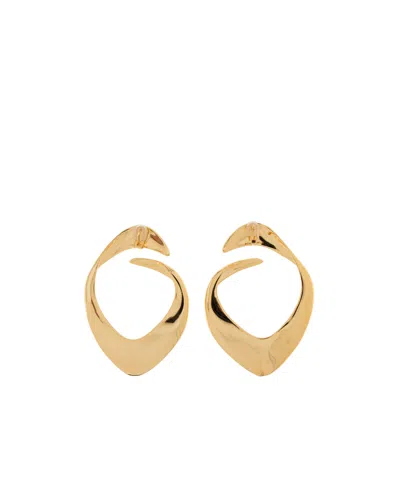 Cult Gaia Geometric Earrings In Yellow