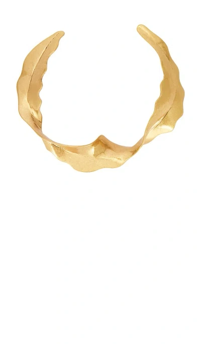 Cult Gaia Giada Choker Necklace In Gold