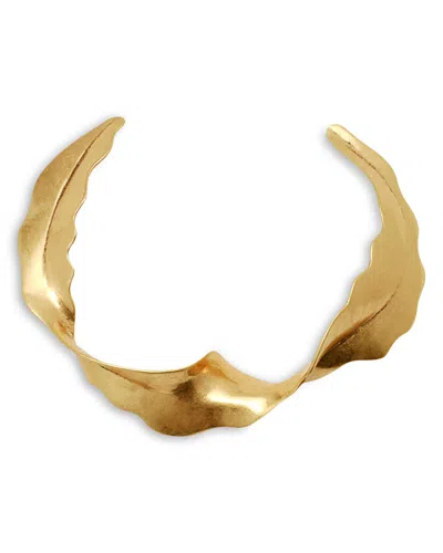 Cult Gaia Giada Choker Necklace In Gold