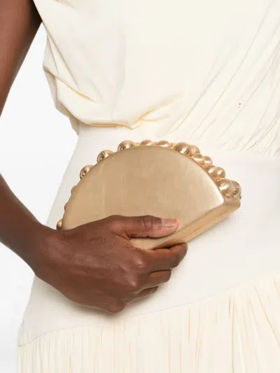 Cult Gaia Gili Clutch Bag In Gold