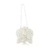 Cult Gaia Giula Wristlet Bag In White