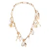 Cult Gaia Charm-chain Necklace In Gold