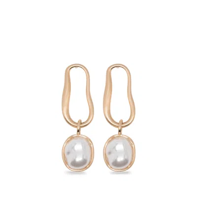 Cult Gaia Vera Drop Earrings In Gold