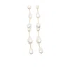 Cult Gaia Gold  White Earrings In Gold