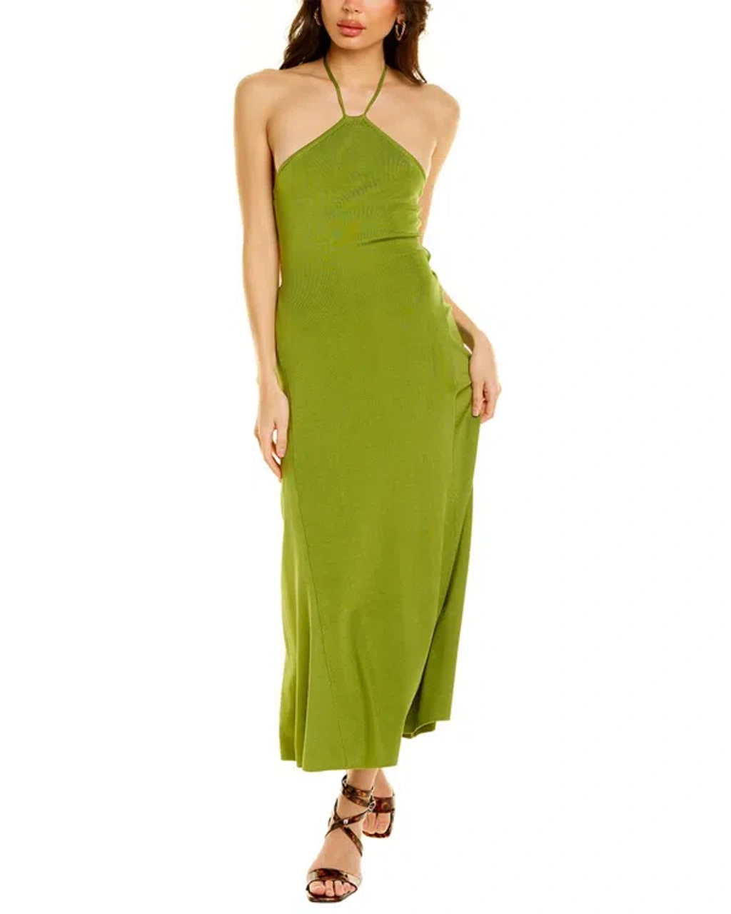Cult Gaia Grace Midi Dress In Green | ModeSens