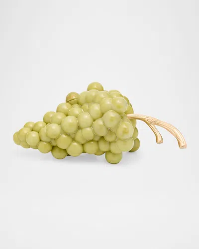 Cult Gaia Grape Acrylic Clutch Bag