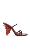 Cult Gaia Grape Sandal In Burgundy