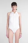 Cult Gaia Gwen Bodysuit In White