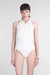 Cult Gaia Gwen Bodysuit In White