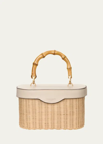 Cult Gaia Gwyneth Basket Top-handle Bag In Natural