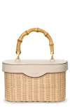 CULT GAIA GWYNETH BASKET WEAVE HANDBAG