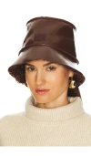 Cult Gaia Hadley Reversible Bucket Hat In Java