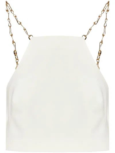 Cult Gaia Hailey Top In Beige